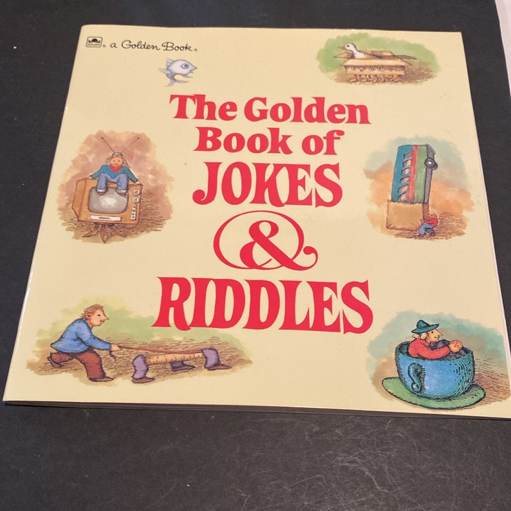 “The Golden Book of Jokes & Riddles,” Paperback